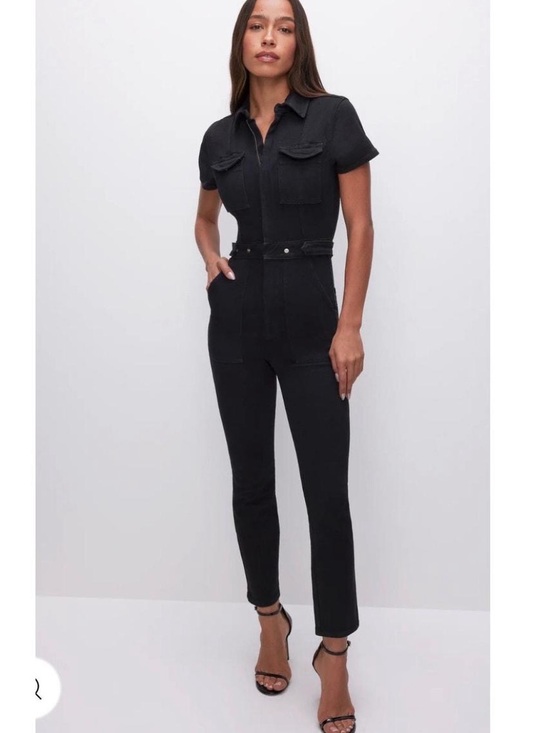 Good American Pants - GOOD AMERICAN Utility Denim Jumpsuit